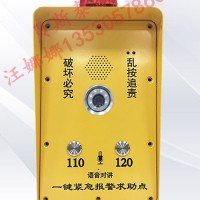 一键紧急求助报警箱，一键可视对讲报警器