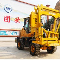 恒旺厂家直销护栏打桩机公路护栏打桩机稳定高效