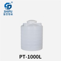 自贡市塑料PE水塔  1000L加厚塑料PE水箱厂家直销