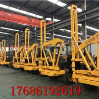 恒旺波形护栏打桩机 高速公路护栏打桩机 装载式护栏打桩机